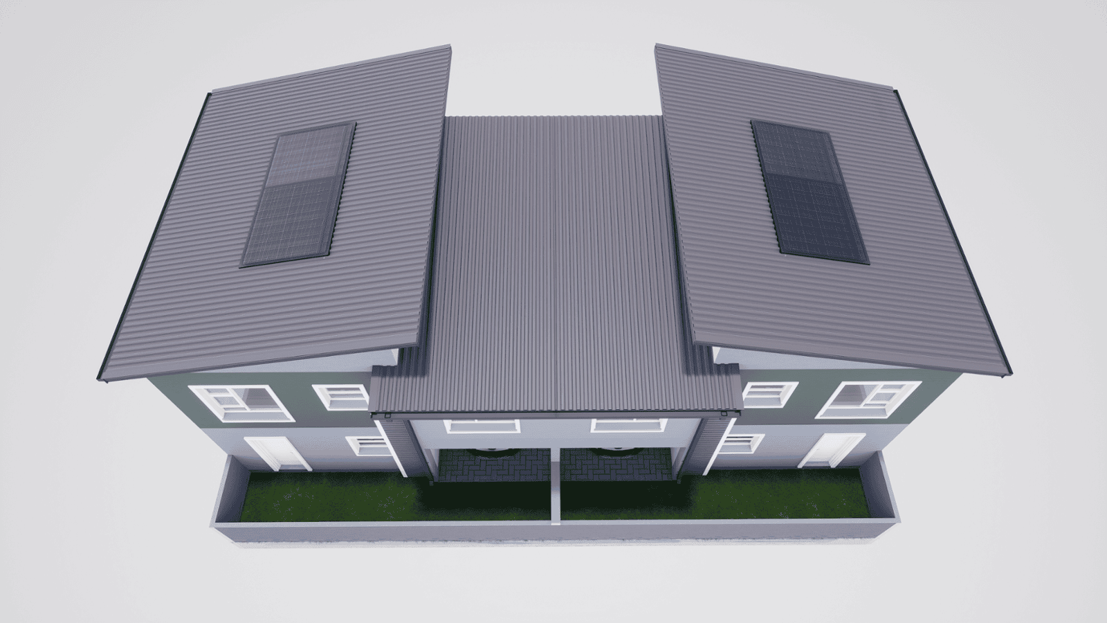 Type B 3D Floor Plan Roof