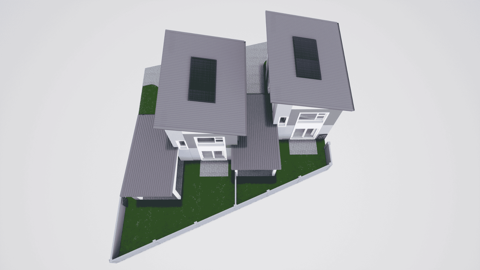 Type C 3D Floor Plan Roof