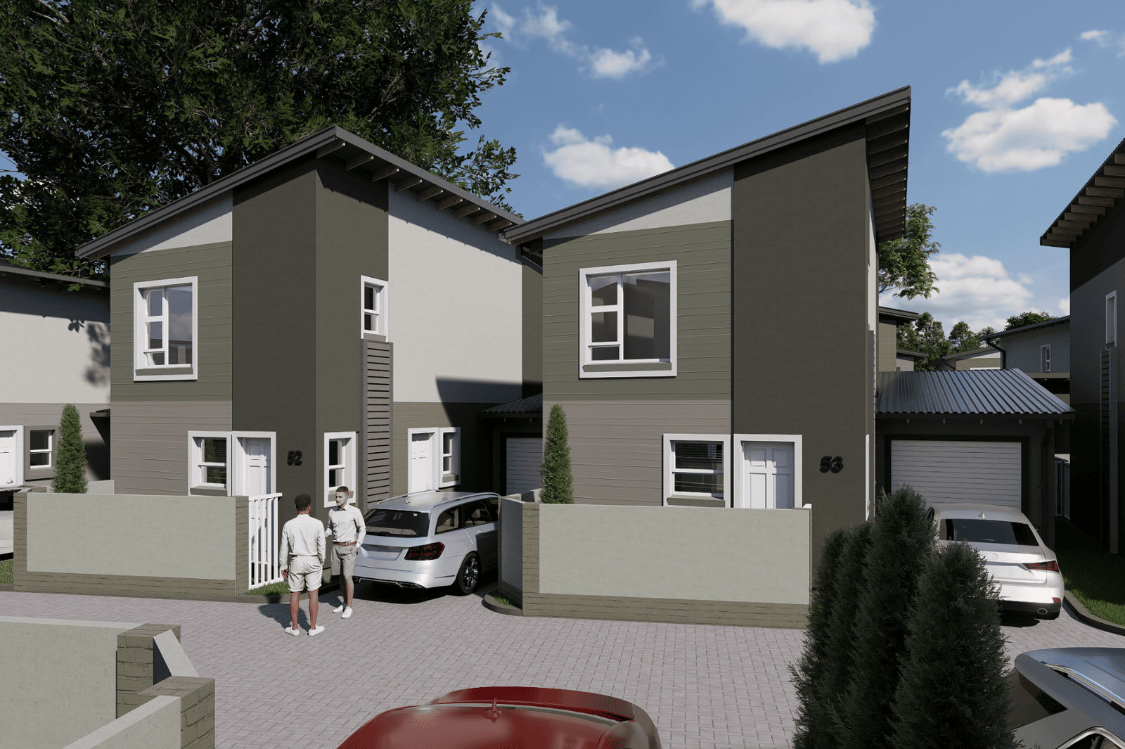 Type C Unit Exterior